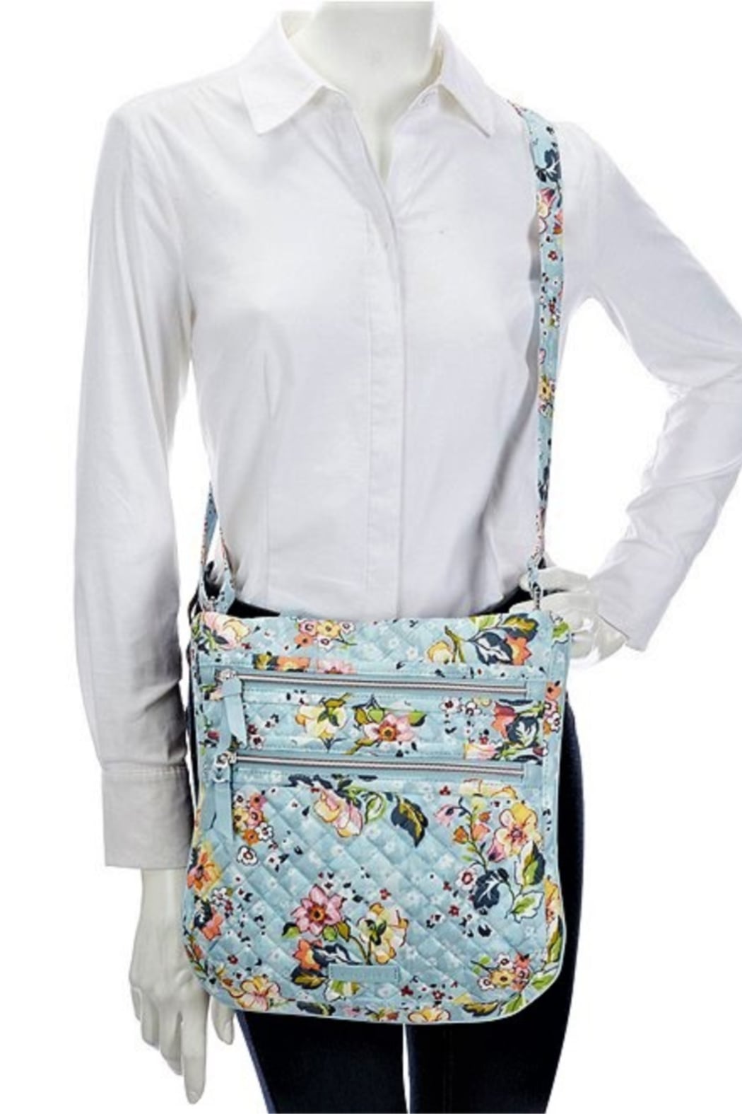 Vera Bradley Floating Garden Triple Zip Hipster – Shoptiques