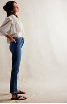 We The Free Leila High-Rise Leggy Slim Jeans by Free People - Blue Sky Fashions & Lingerie