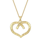 Saints Wild at Heart Horseshoe Necklace in Gold