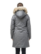 Nobis Abby Ladies Knee Length Parka in Concrete