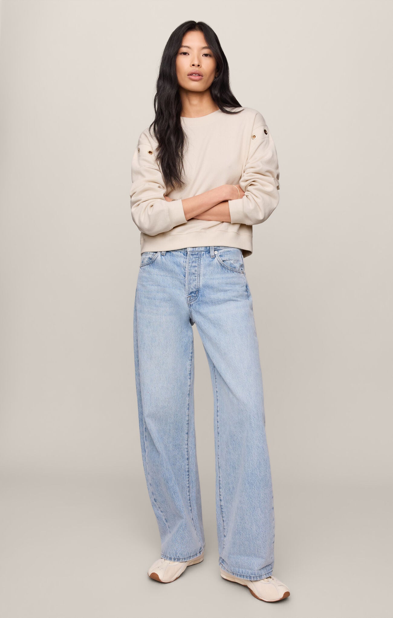Z Supply | Axel Grommet Sweatshirt | Sweetest Stitch Boutique RVA