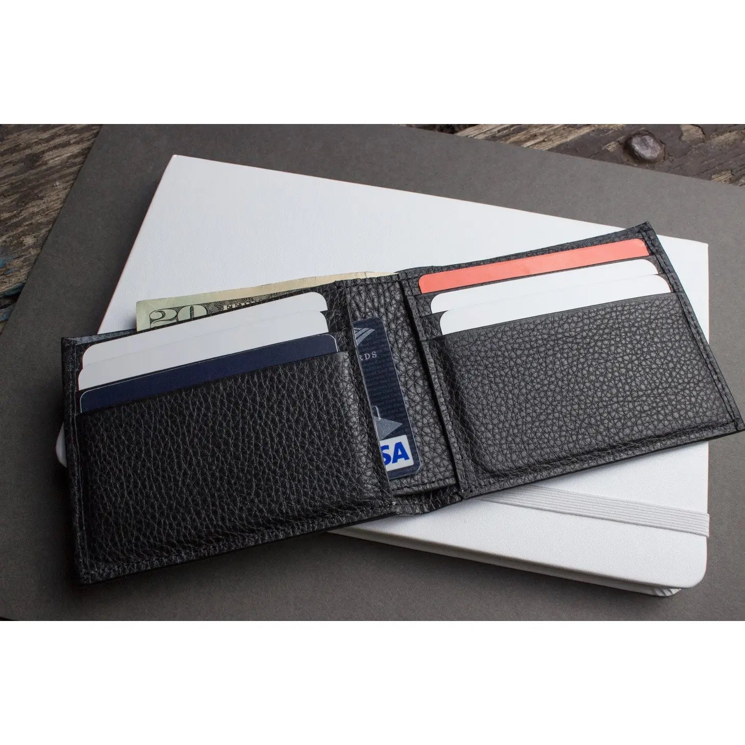 Kiko Black Classic Leather Wallet #122