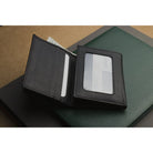 Kiko Leather Black Trifold Wallet #125