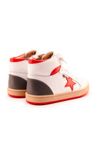 SNOW / BRIGHT RED / GREY / NATURAL RED SOLE