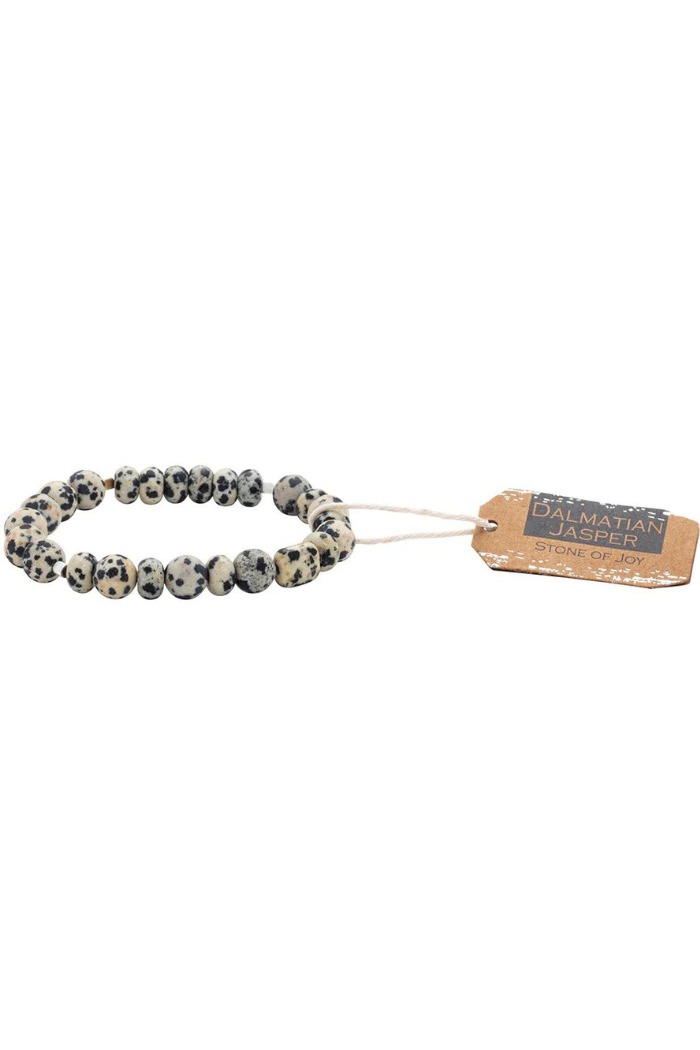 Stone Stack Bracelet Dalmatian Jasper - Stone of Joy Main