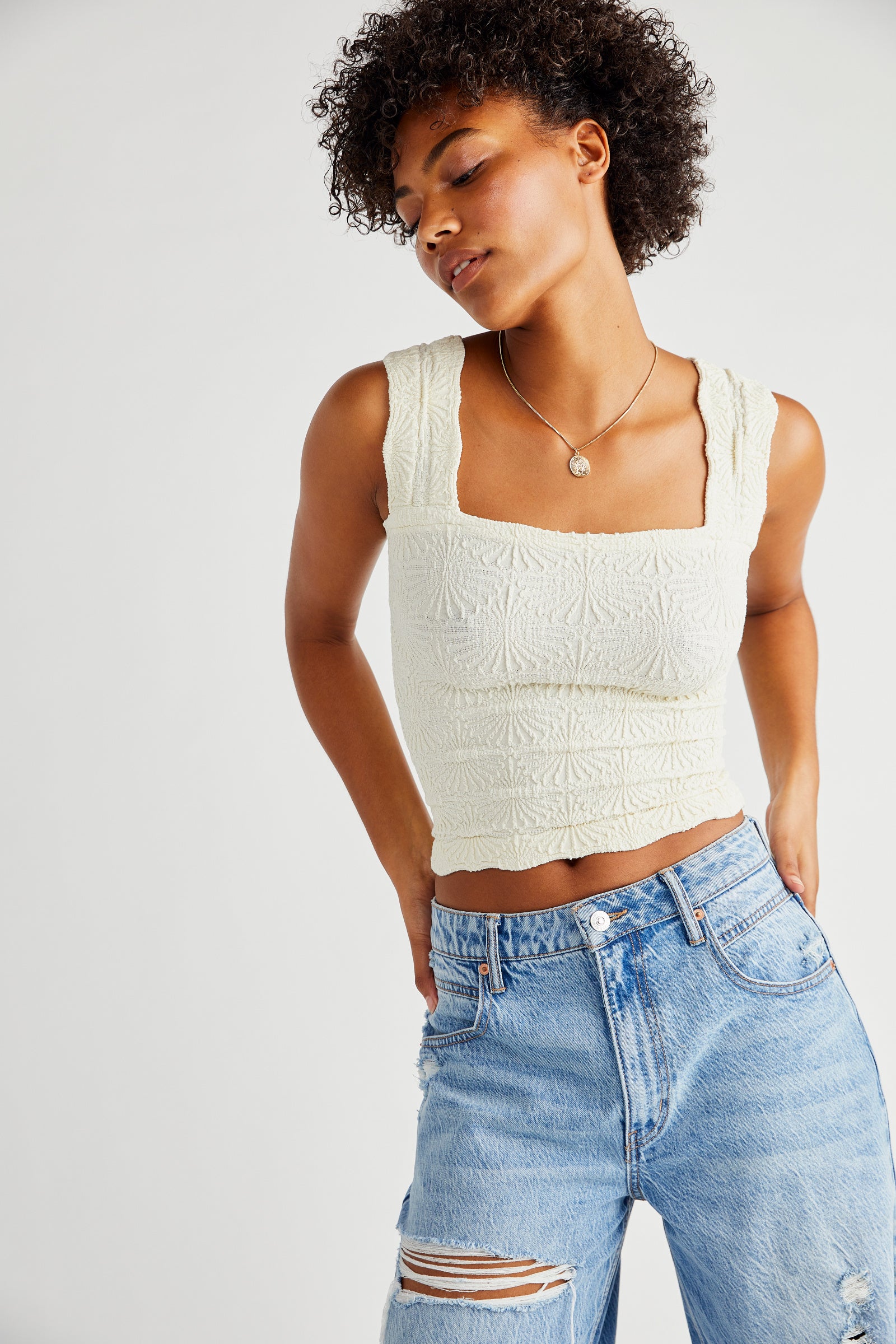 Romance Forever White Crochet Lace Crop Top