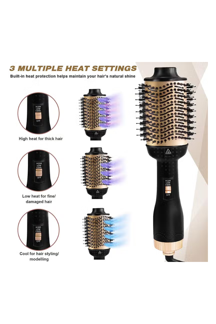 Hair Dryer and Styler For Straightening Multifunction