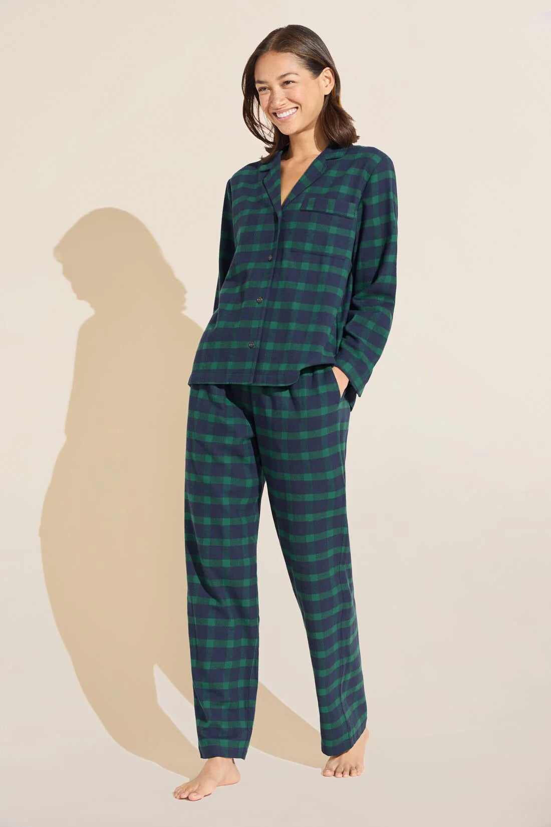 Windowpane Plaid True Navy Main