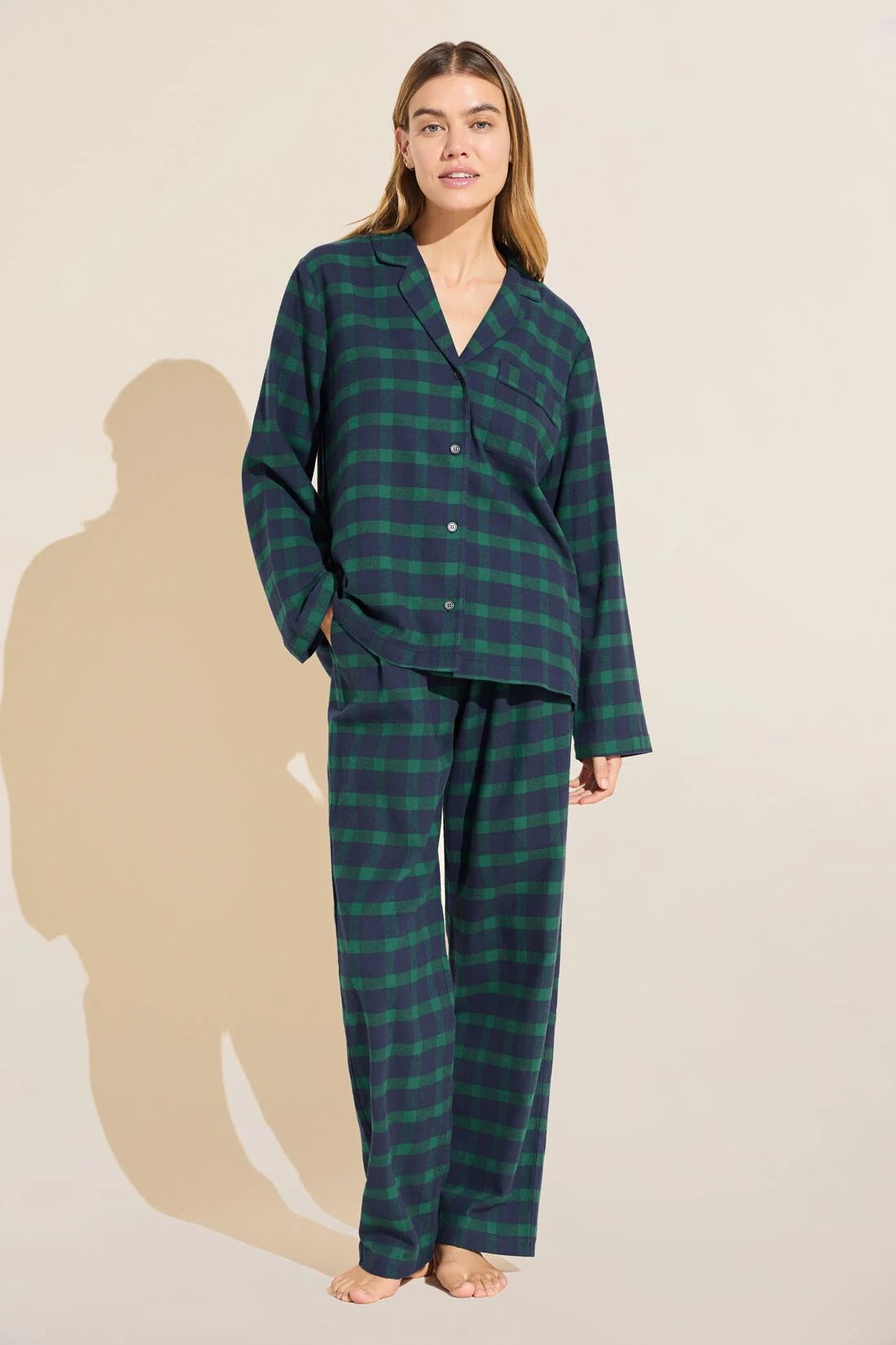 Windowpane Plaid True Navy