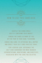 Self-Care: Inspirational Card Deck and Guidebook