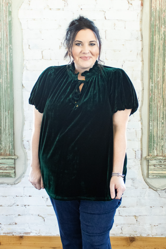 Trinity Velvet Top Plus – Shoptiques