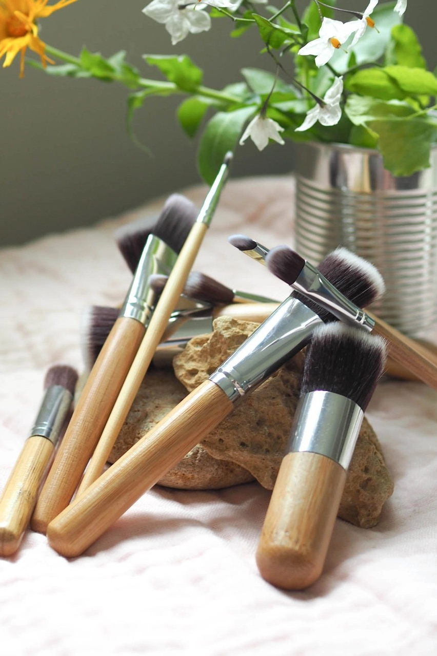 Bamboo Vegan Makeup Brush Set Main