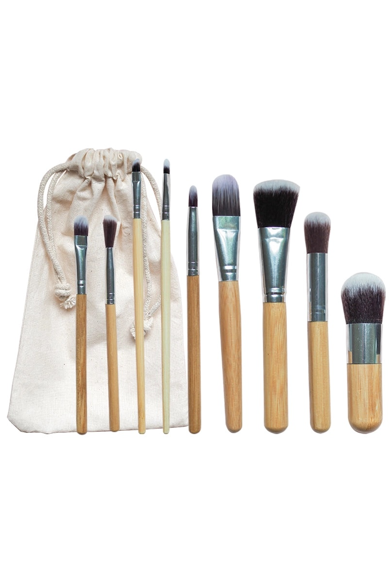 Bamboo Vegan Makeup Brush Set