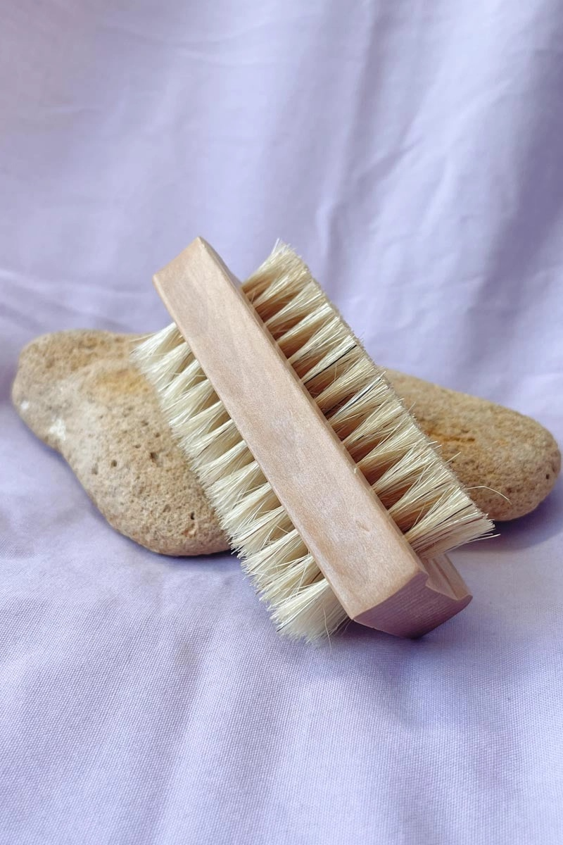 Double-Sided Bamboo Sisal Nail Brush