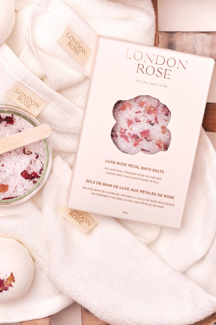 Luxe Rose Petal Bath Salts Main