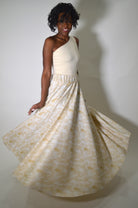 Cream & Gold Brocade