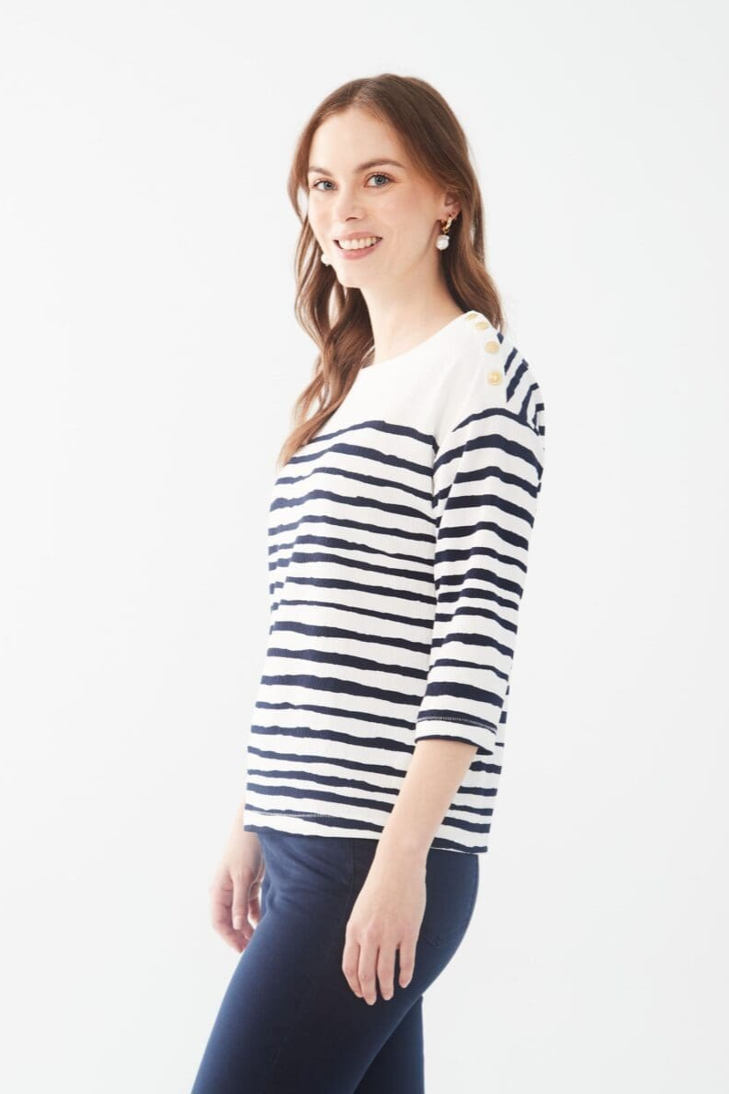 Blue/Whit Striped