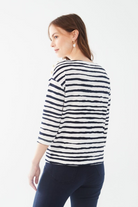 Blue/Whit Striped