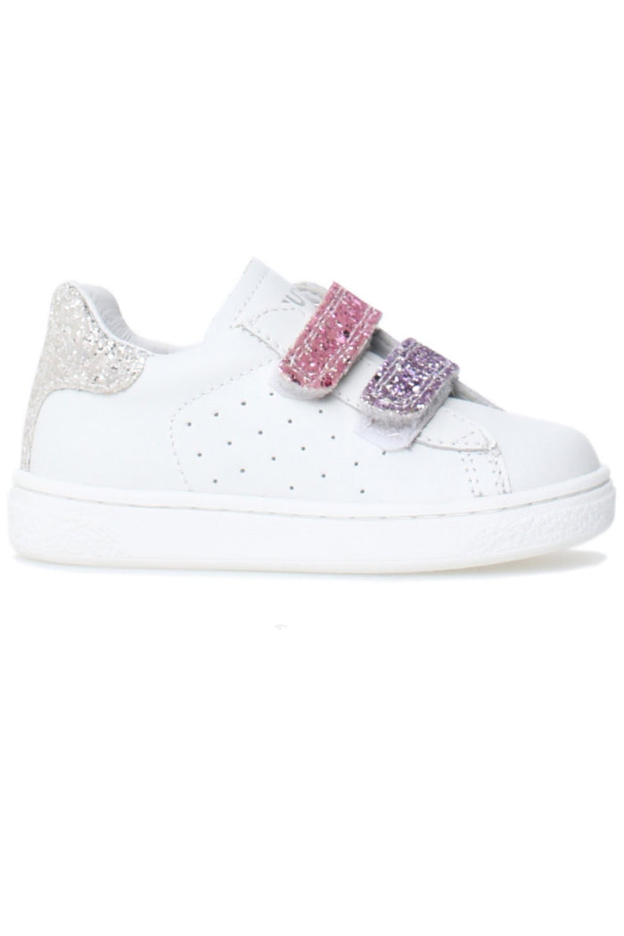 Calf/Glitter white-Fucshia-Platinum Main