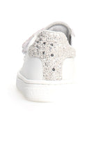 Calf/Glitter white-Fucshia-Platinum