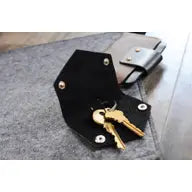 Kiko Black Leather Key Case #202