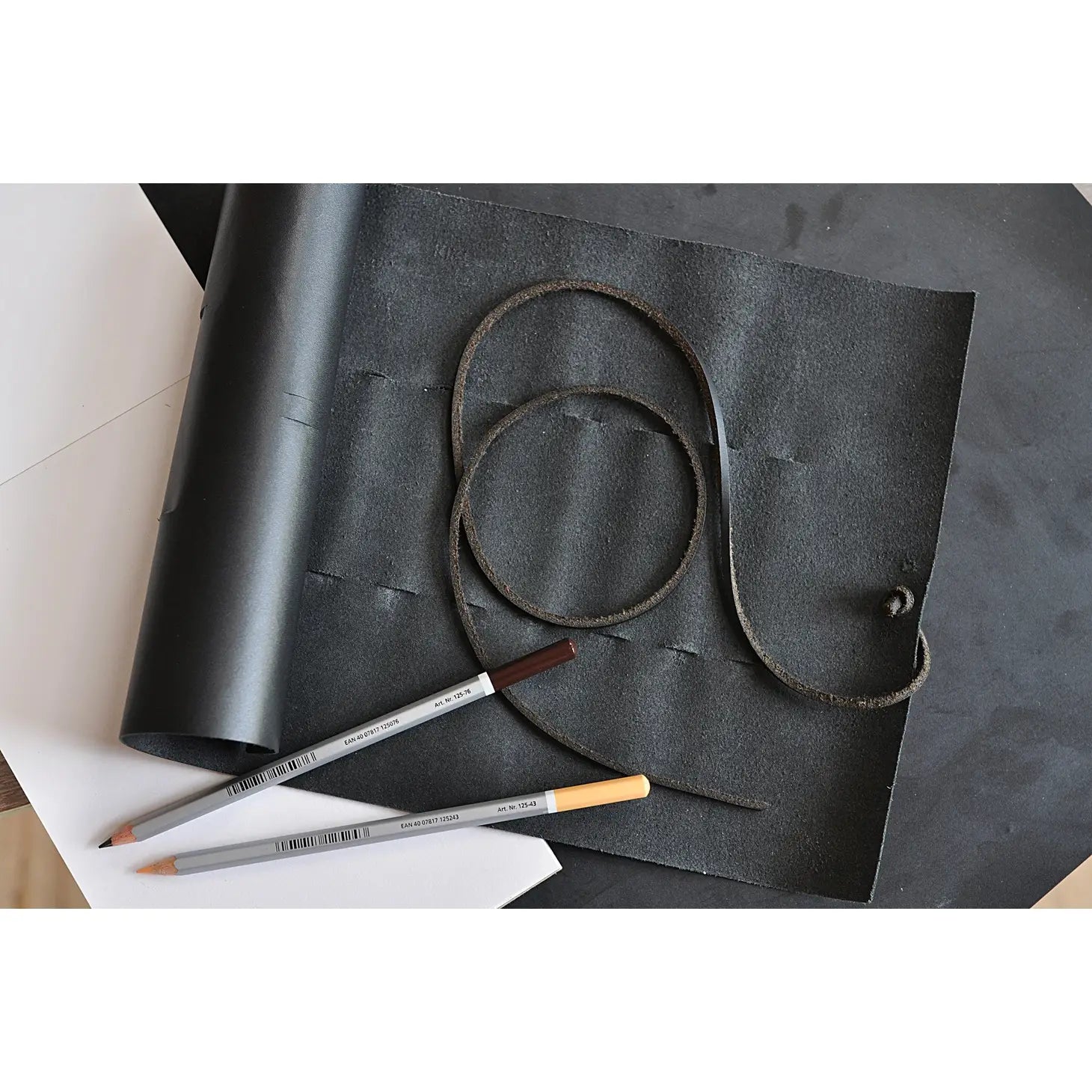 Kiko Leather Black Pencil Wrap #211