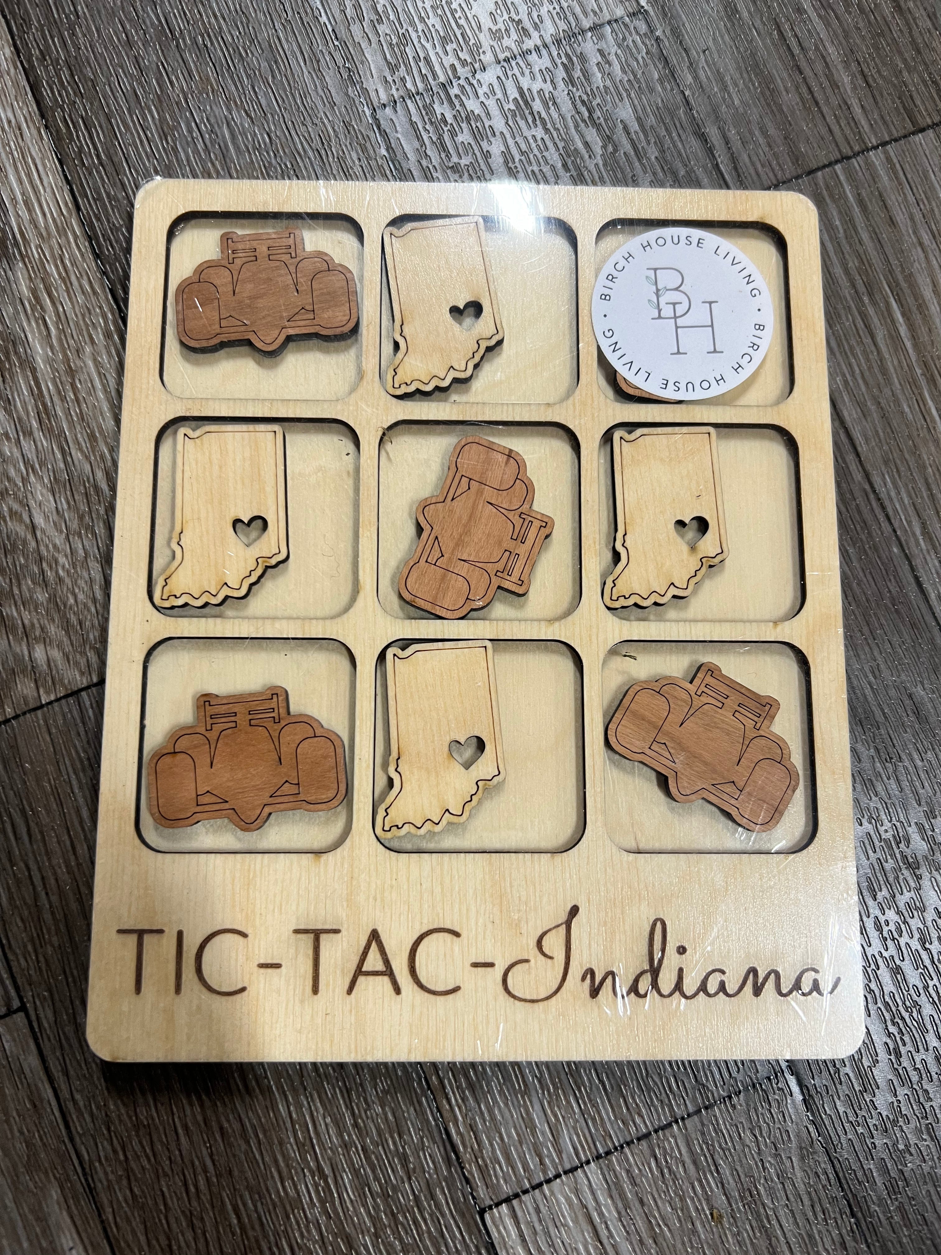 Tic-Tac-Toe Handmade Board Game - Athena's Fashion Boutique