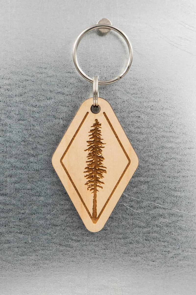 Giant Tree Carved Wood Keychain – Shoptiques