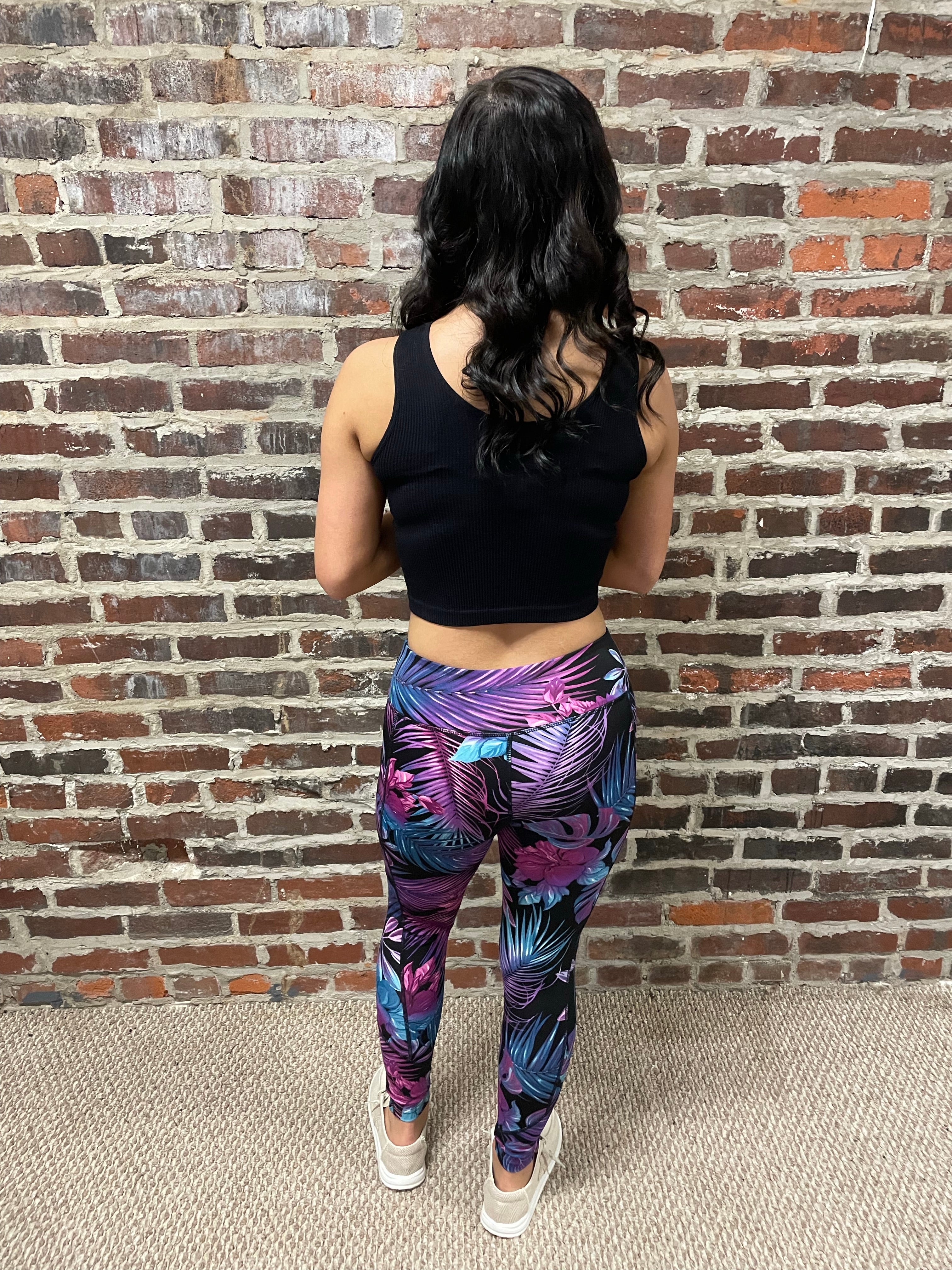 Prismatic Fitkicks Workout Leggings - Athena's Fashion Boutique