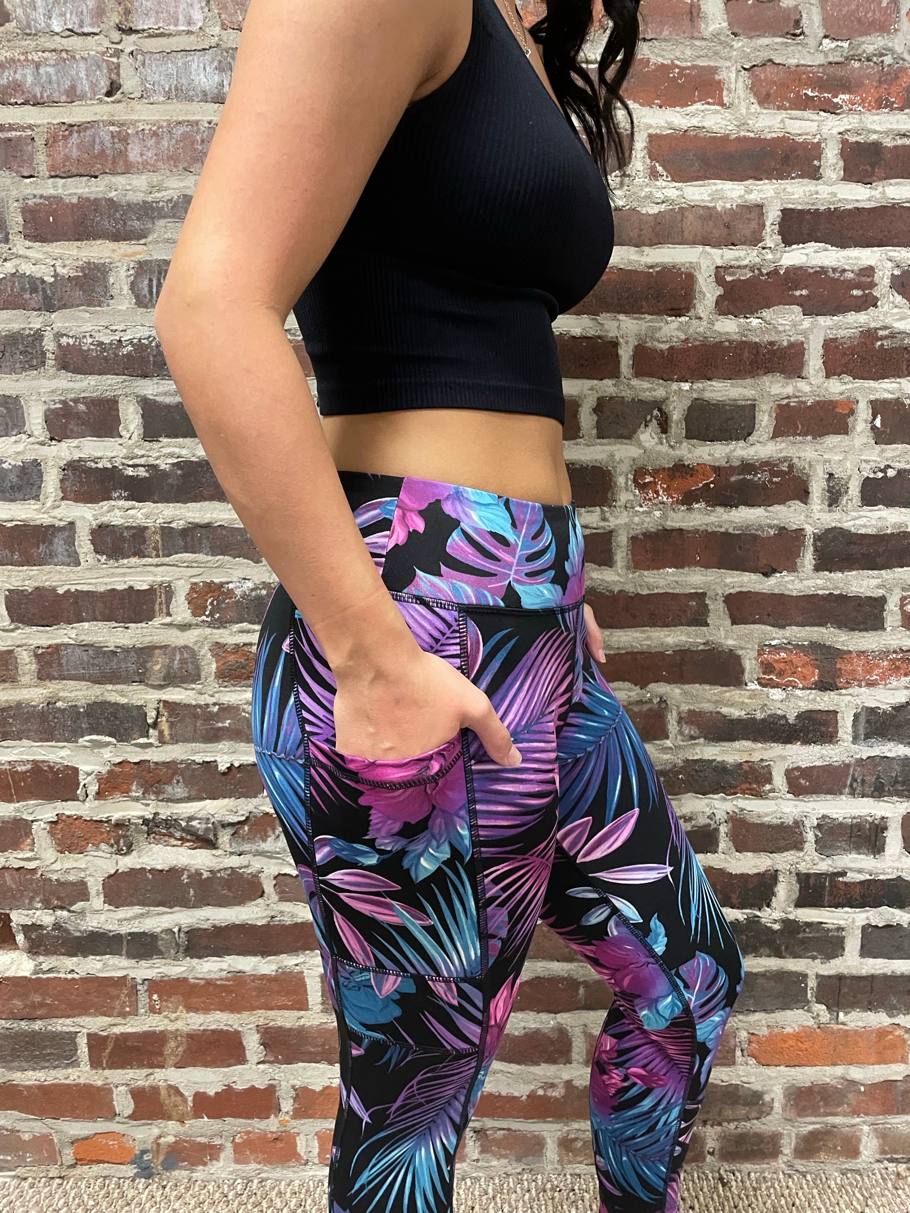 Prismatic Fitkicks Workout Leggings - Athena's Fashion Boutique