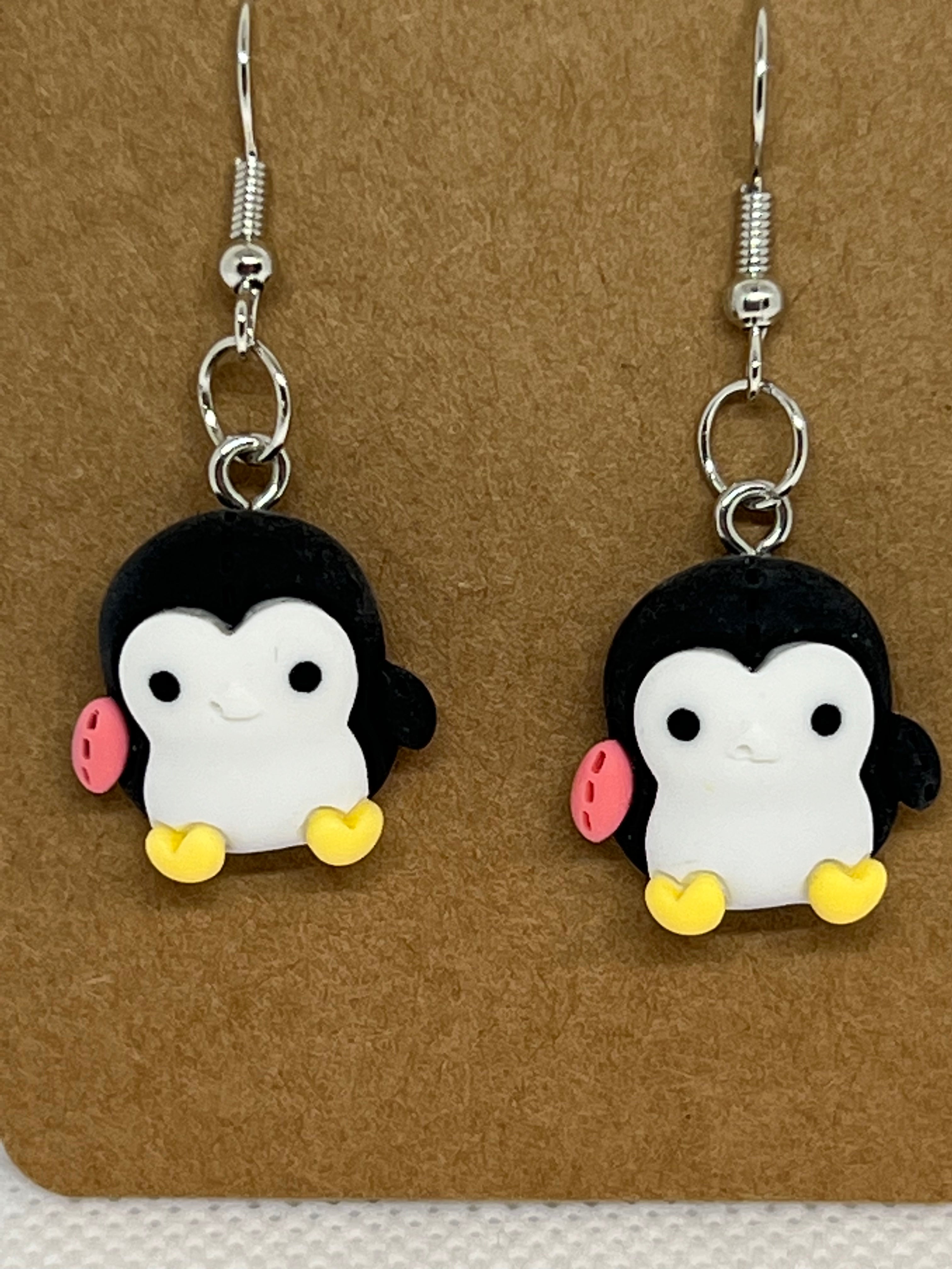 Penguin Earrings - Athena's Fashion Boutique