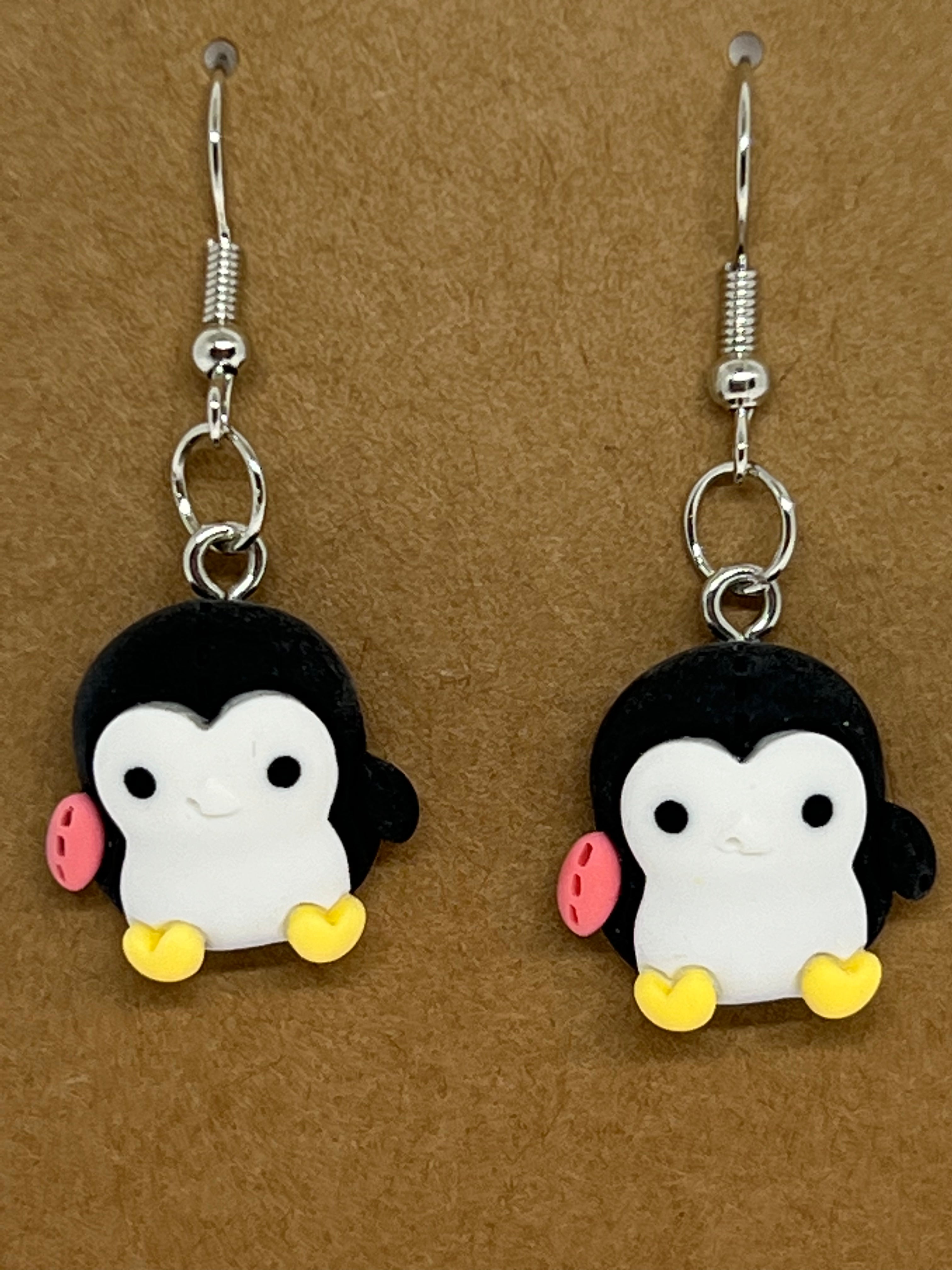 Penguin Earrings - Athena's Fashion Boutique