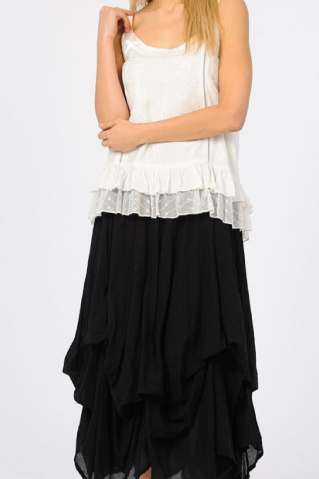 Bubble Long Skirt Black / Medium Bubble Long Skirt Black / Medium