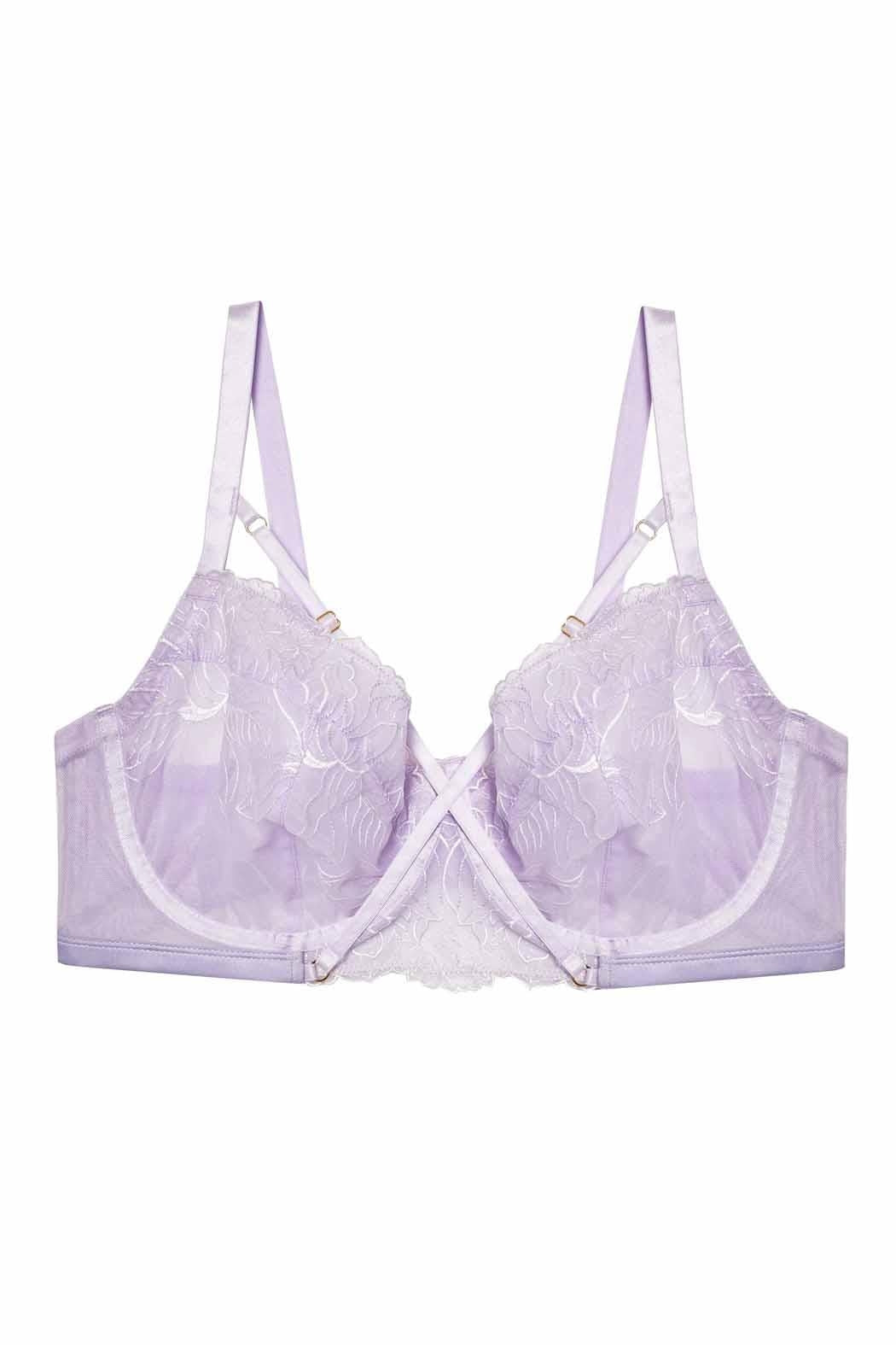 Lace Bralette - Light lilac