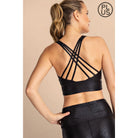 Black Snake Skin Plus Size Sports Bra - Athena's Fashion Boutique