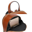 TAMIA Cowhide Leather Backpack ~ Black - Yaya's Luxe Handbags - Backpacks