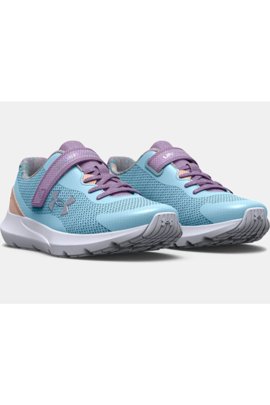 Under armour authentic purple running shoes girls